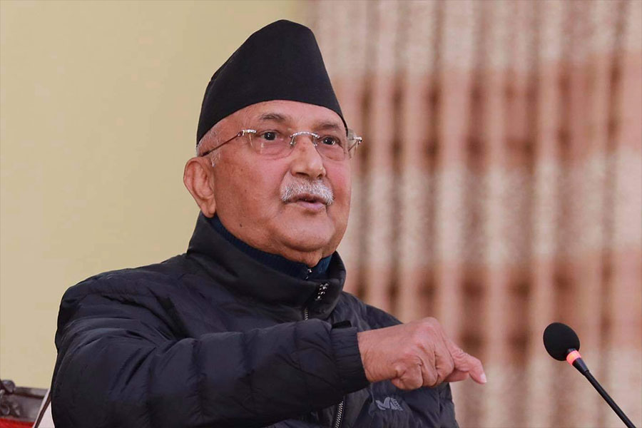 दल विभाजनसम्बन्धी अध्यादेश ल्याउन लागेको झूठो र नकारात्मकता फैलाइएकोः प्रधानमन्त्री केपी शर्मा ओली
