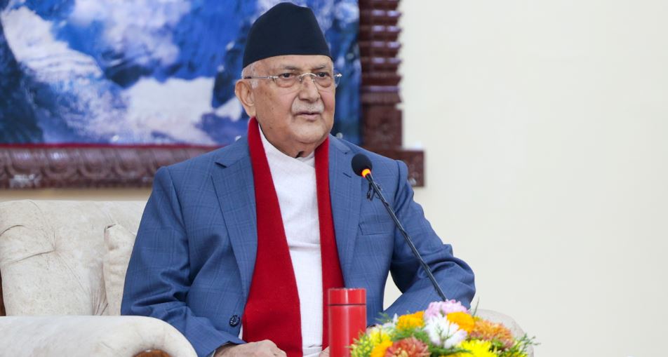 एमालेको केन्द्रीय कमिटी बैठक देशभक्त र प्रगतिशील एकजुट भएकाले प्रतिक्रियावादी शक्तिहरु आतङ्कित भएका छन् : प्रधानमन्त्री