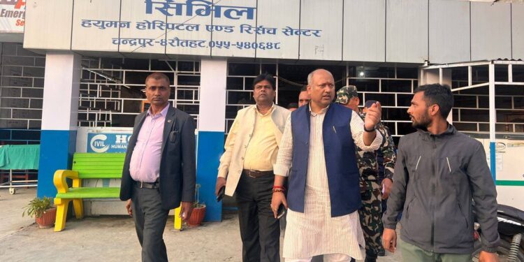 चन्द्रनिगाहपुरमा अवैध अस्पताल सञ्चालन गर्ने सञ्चालक पक्राउ
