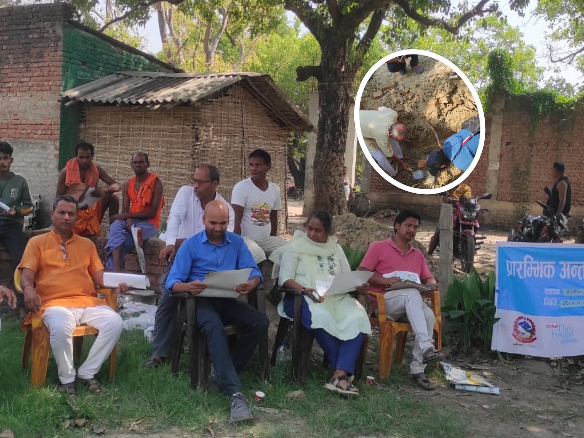 धनौजीमा बाँसको गोल प्रतिक्षालय निर्माण सुरु, वातावरणमैत्री पूर्वाधारतर्फको नयाँ संकेत