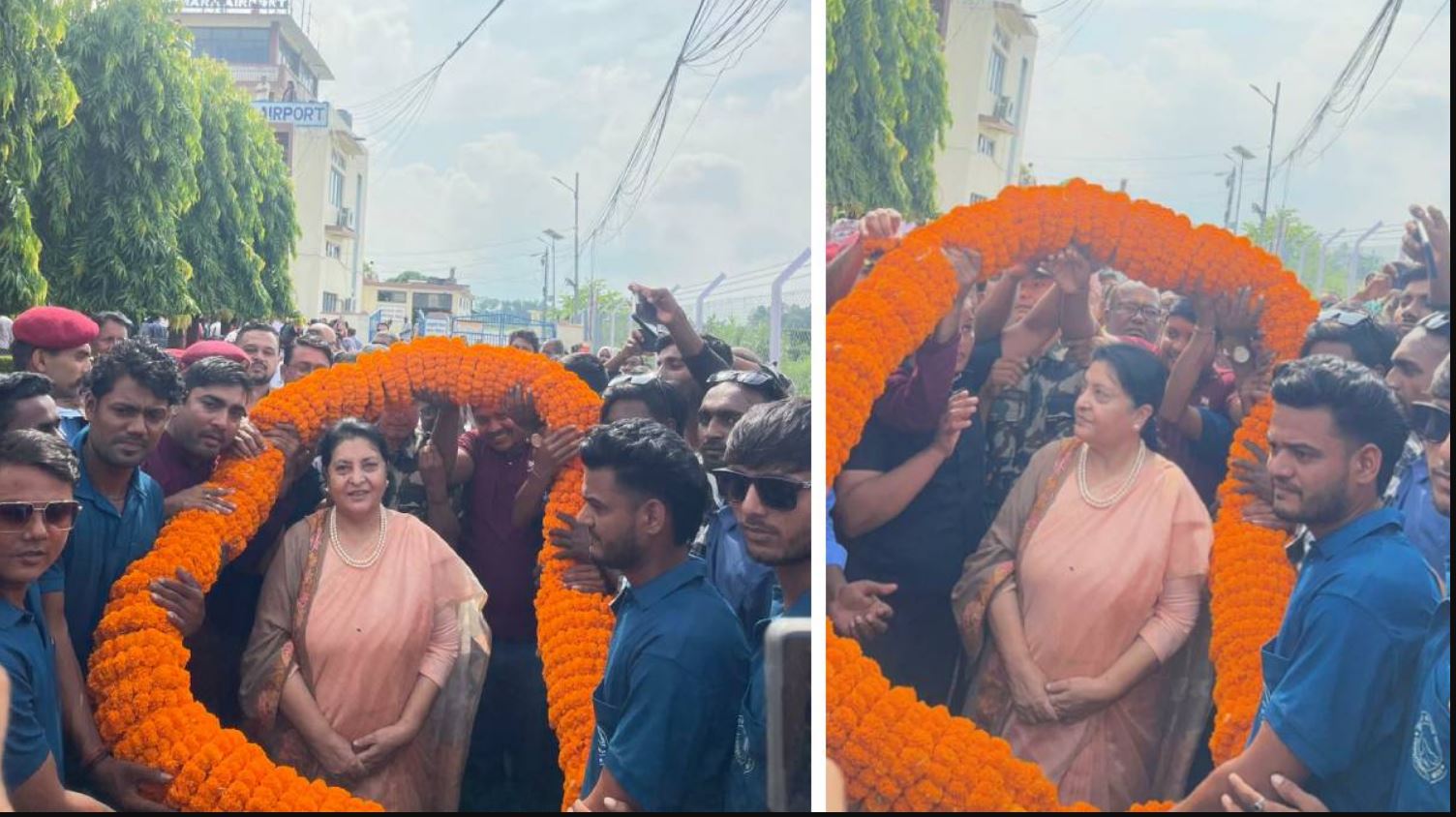 “वीरगन्जमा एमालेद्वारा पूर्वराष्ट्रपति विद्यादेवी भण्डारीलाई ऐतिहासिक सम्मान”