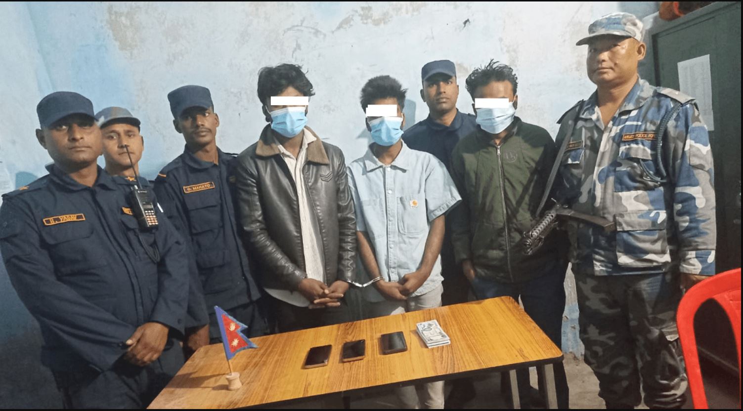 रौतहटमा नक्कली रुपैयाँ कारोबारको प्रयास विफल, तीन पक्राउ