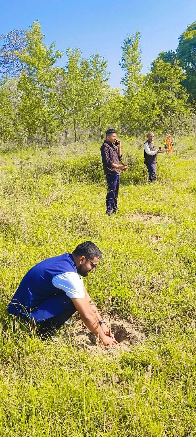 वनस्पति उद्यानमा वृक्षारोपण, हरित वातावरण प्रवर्द्धनमा जोड,