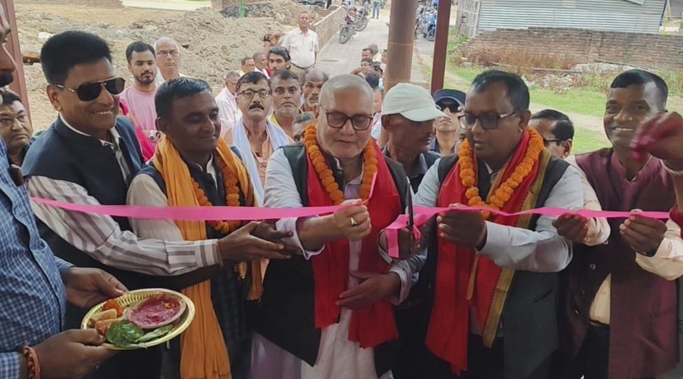 जनकपुरधाम–१ मा नयाँ वडा कार्यालय भवन उद्घाटन, सेवा प्रवाह सहज हुने अपेक्षा,