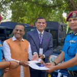 मधेश सरकारले नेपाल प्रहरीलाई १२ पिकअप जिप हस्तान्तरण,